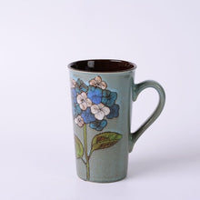 Load image into Gallery viewer, European and American pop creative glass ceramic high-capacity literary retro mugs office home coffee cup
